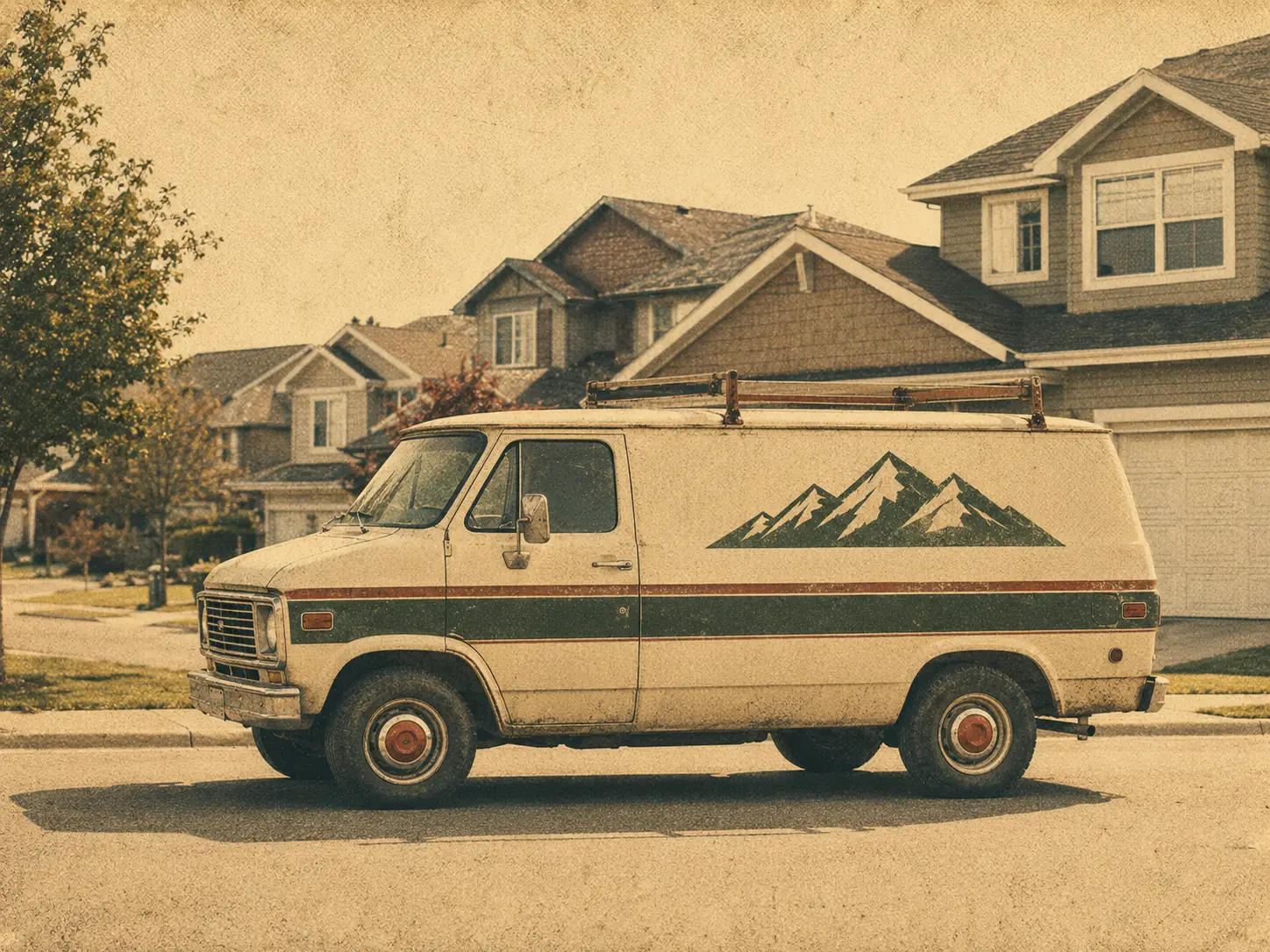 Vintage service van — Foothills Appliance Repair